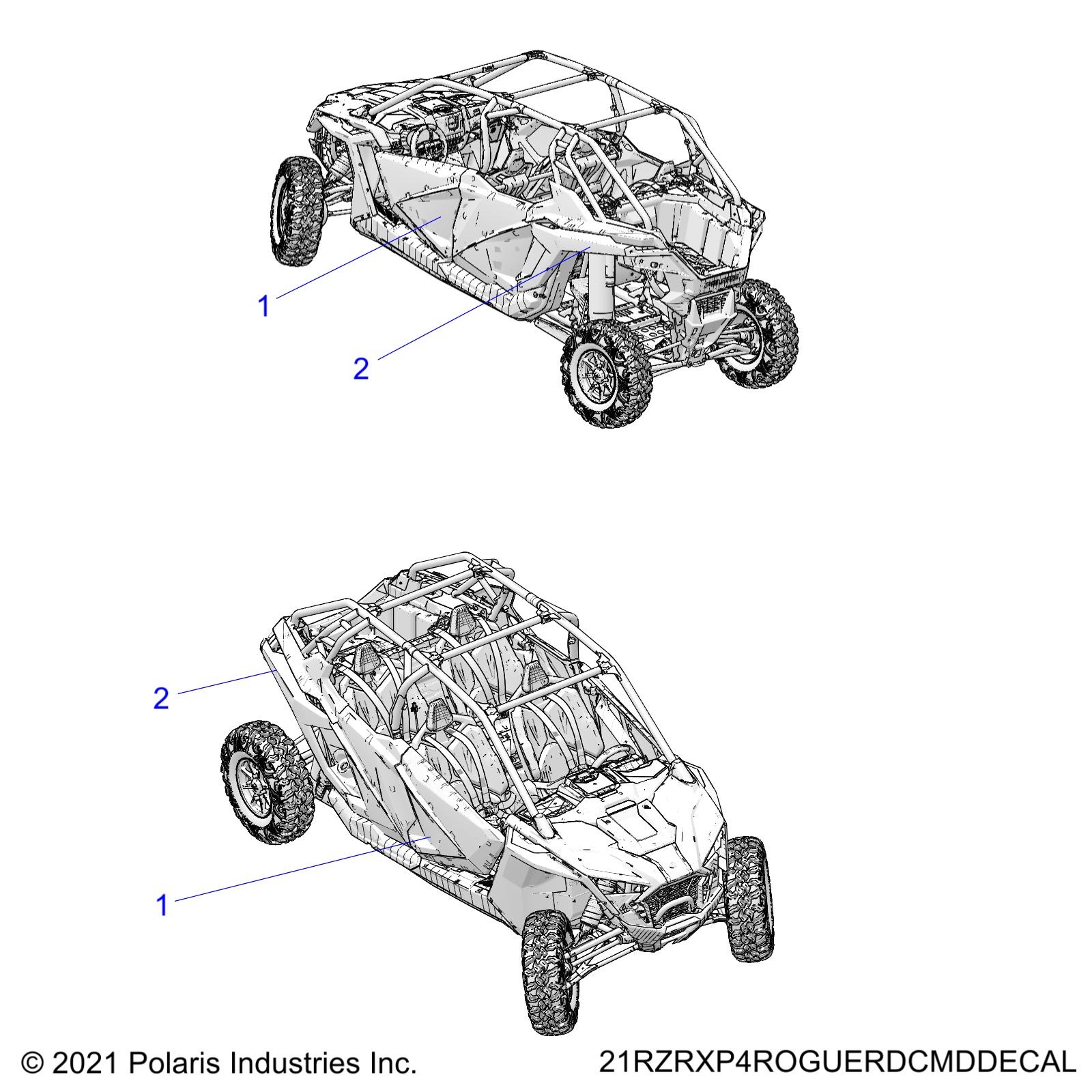 Foto diagrama Polaris que contem a peça 7194015