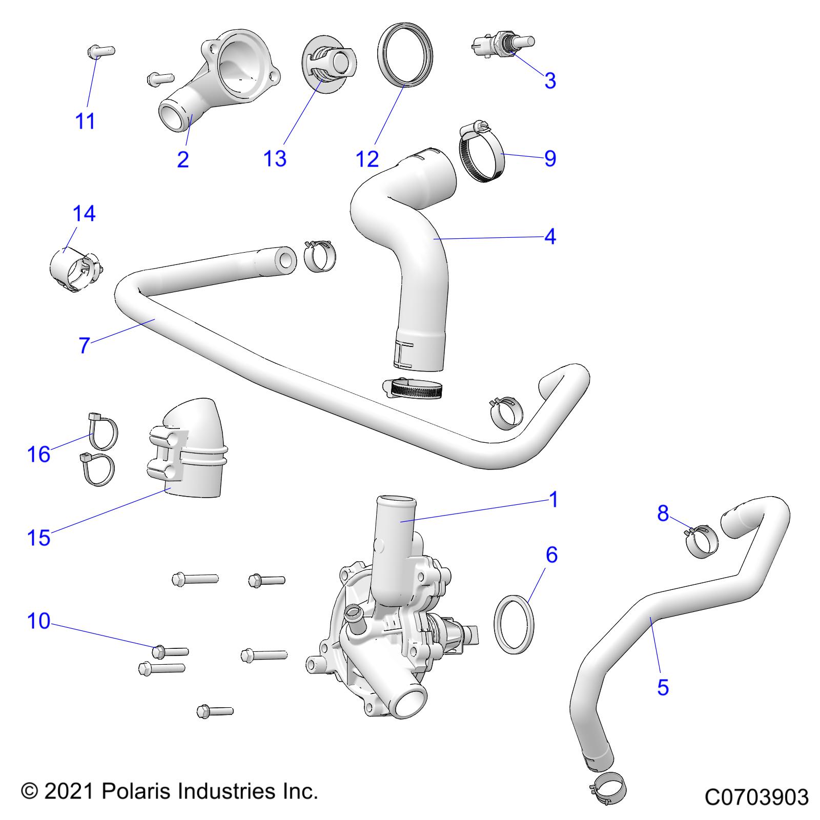 Foto diagrama Polaris que contem a peça 5417378