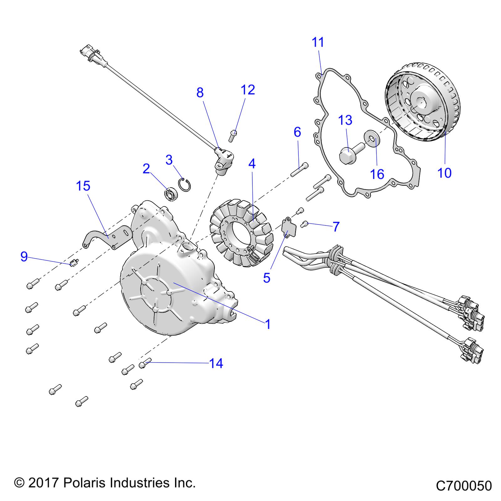 Part Number : 4018494 STATOR-900W DUAL 706MM