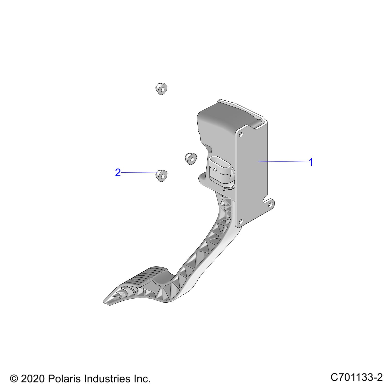 Part Number : 4015711 ELECTRONIC THROTTLE PEDAL