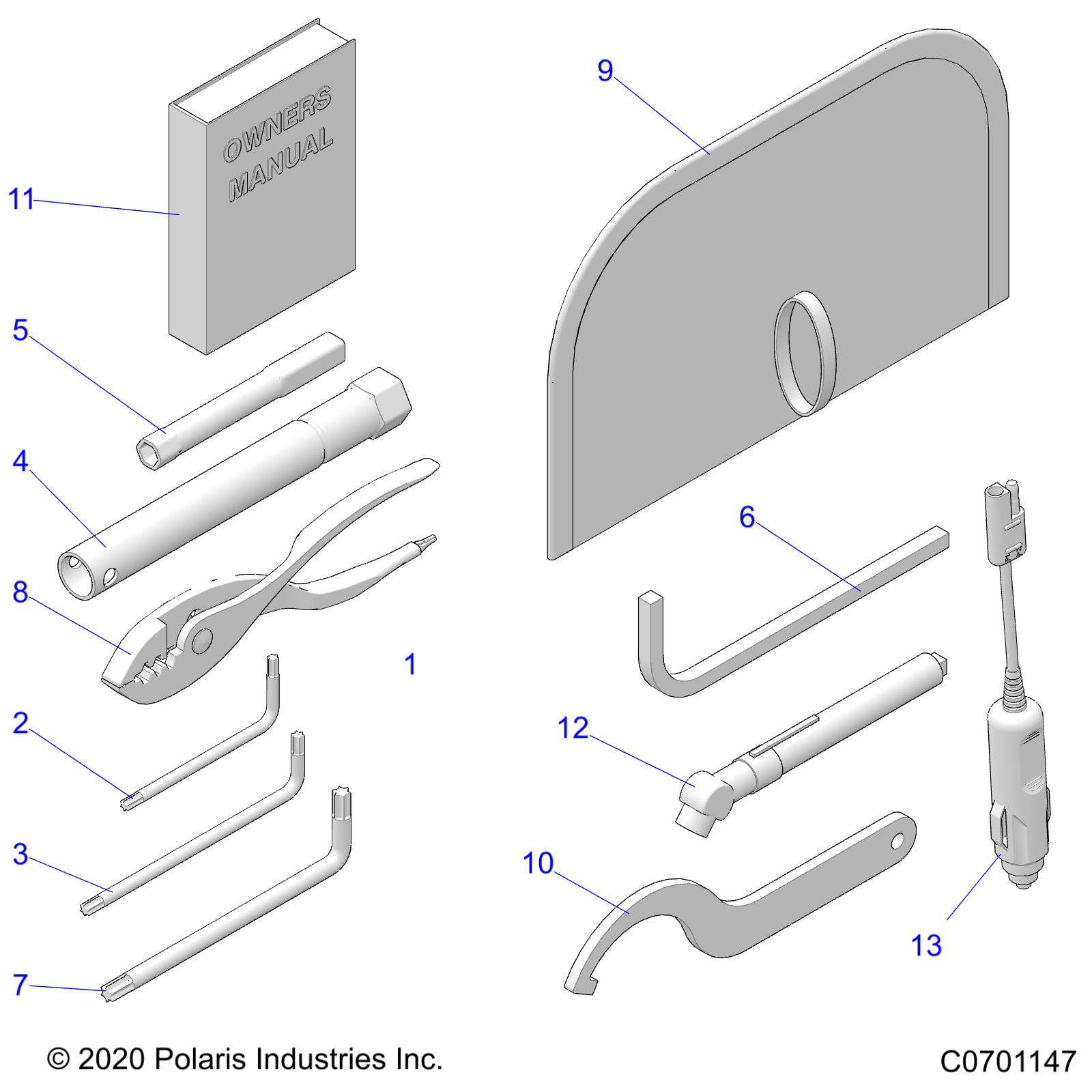 Part Number : 2881524 ACCESSORY TOOL KIT