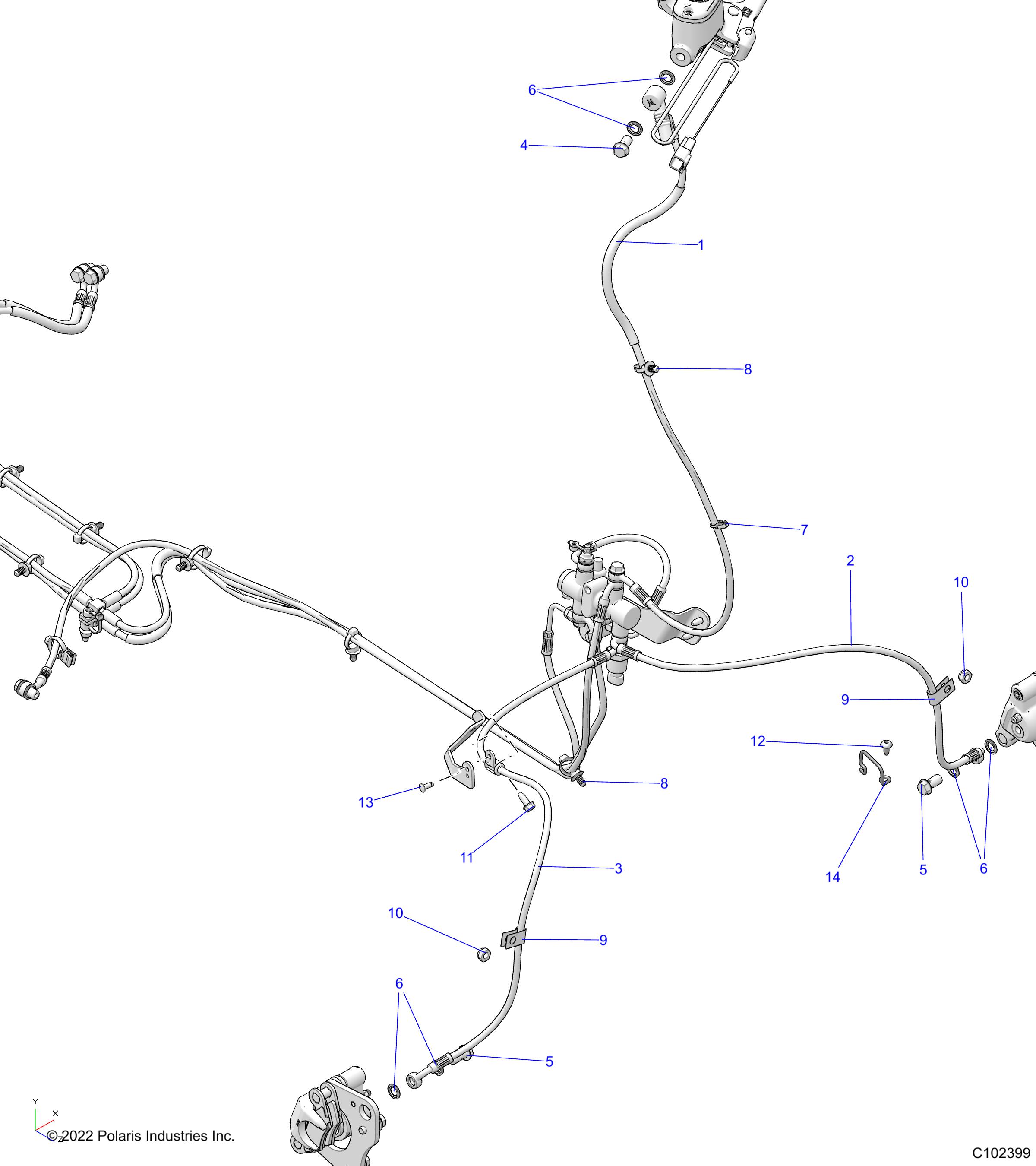 Part Number : 1913758 LINE-BRK FL J