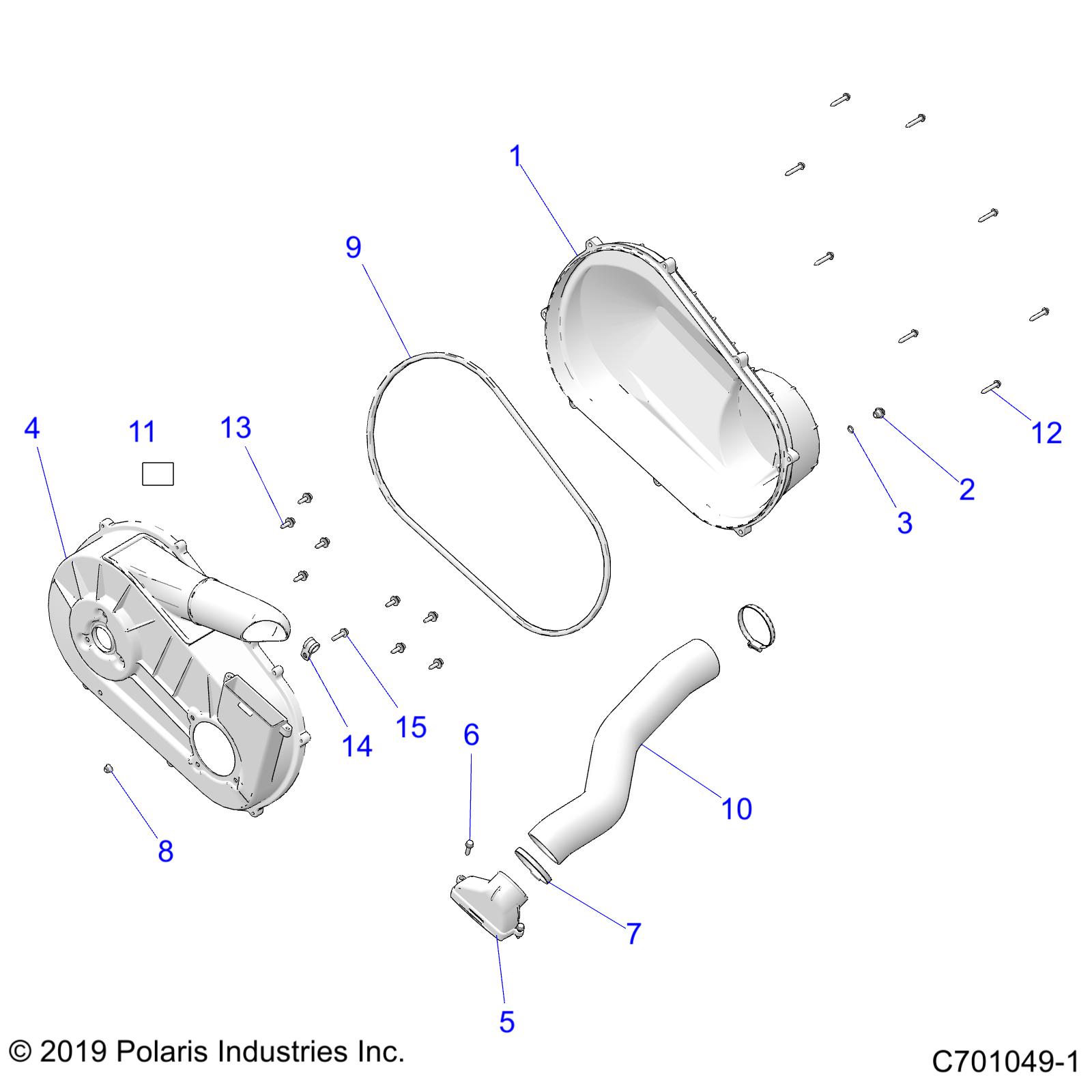 Foto diagrama Polaris que contem a peça 5414156