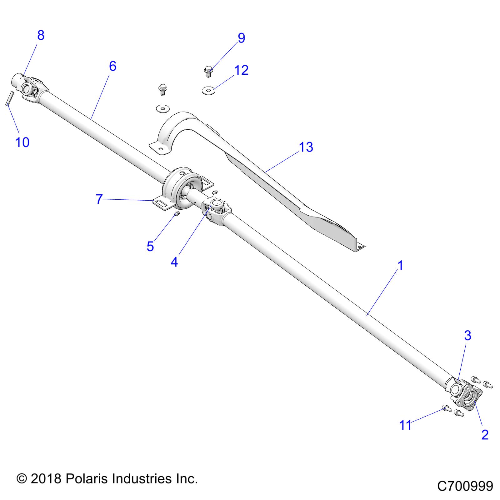 Foto diagrama Polaris que contem a peça 3515042