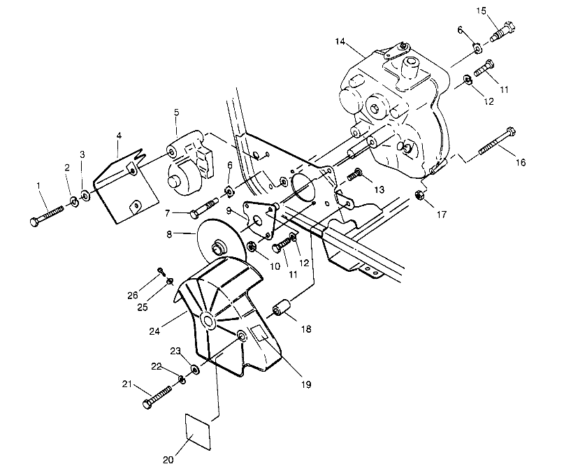 GEARCASE/BRAKE