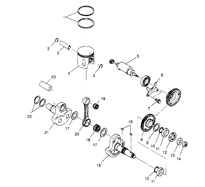 Part Number : 3084735 SET PISTON .010/.25MM O/S