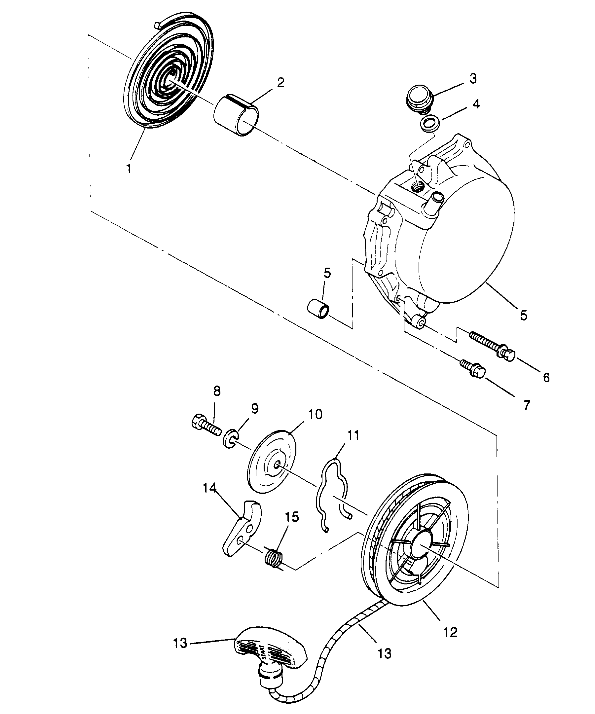 Part Number : 3085054 ASM. RECOIL STARTER