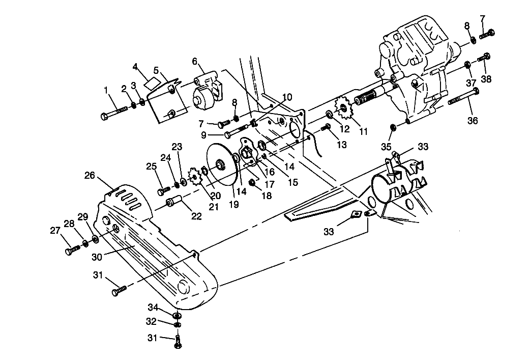 GEARCASE/BRAKE