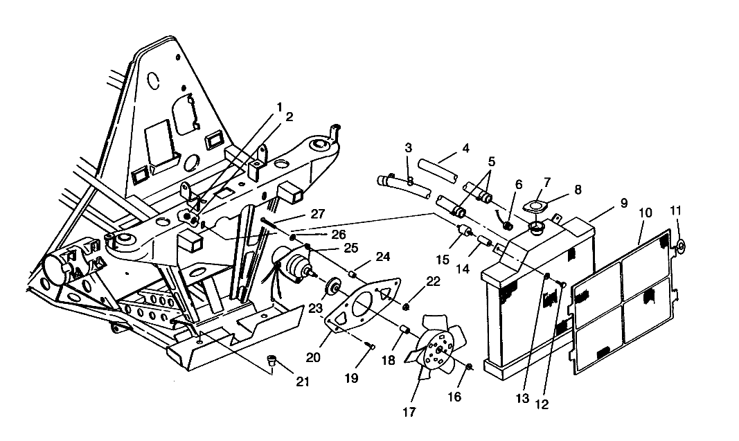 Part Number : 5431760 COVER RADIATOR W/MESH