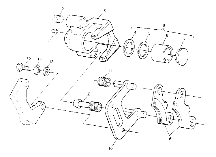 Part Number : 1910181 CALIPER ASM LH FR.BRAKE