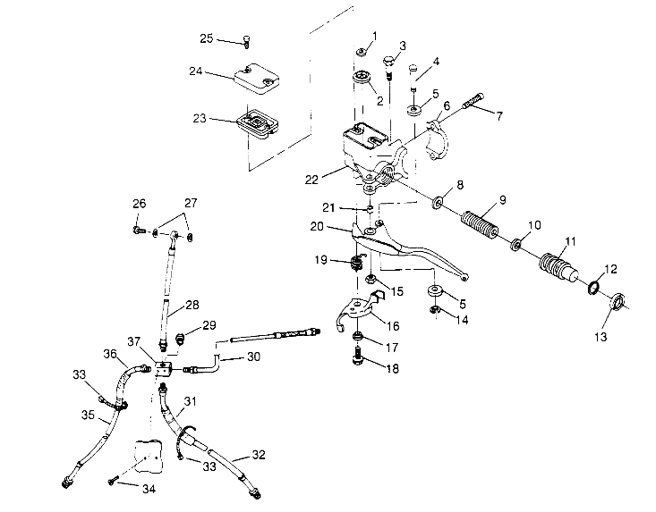 Part Number : 1930760 LINE HYD.BRAKE POD