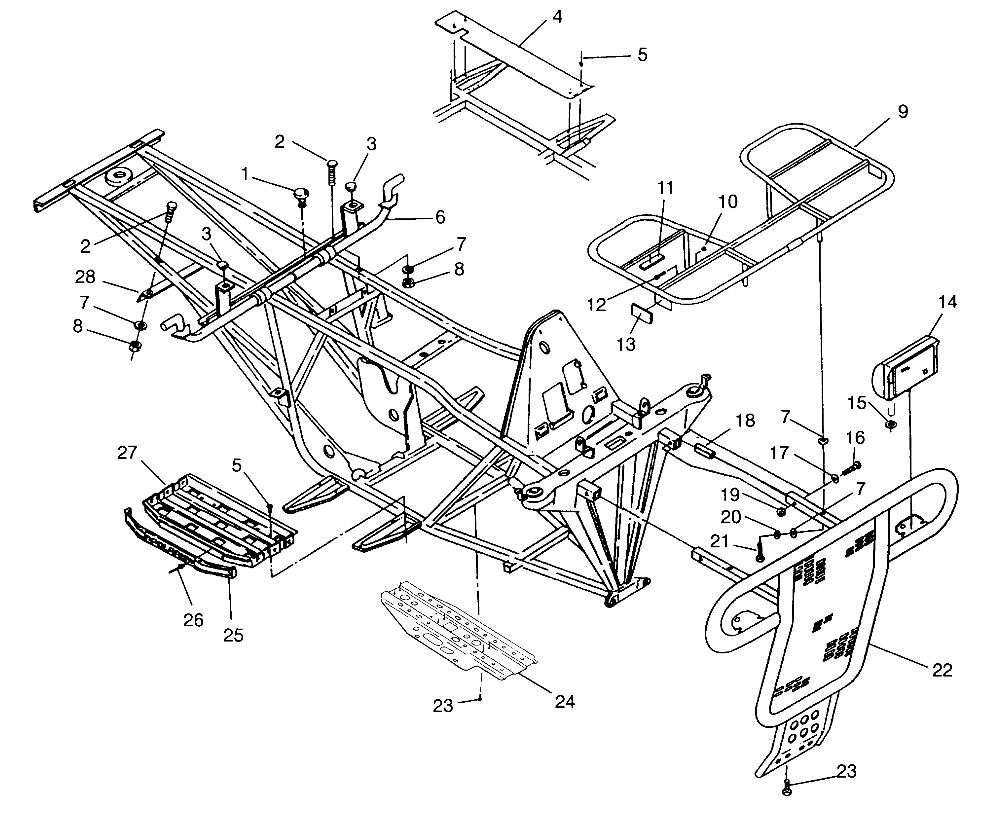 Part Number : 2670137-195 RACK FRT E.B.GRN.