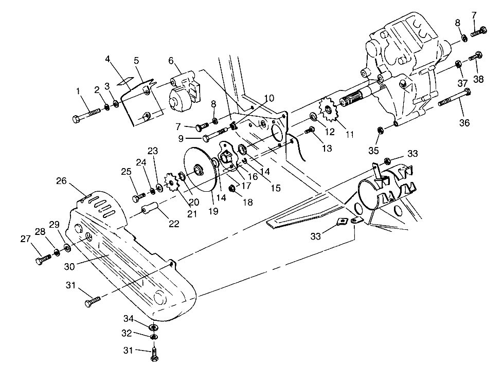 GEARCASE/BRAKE