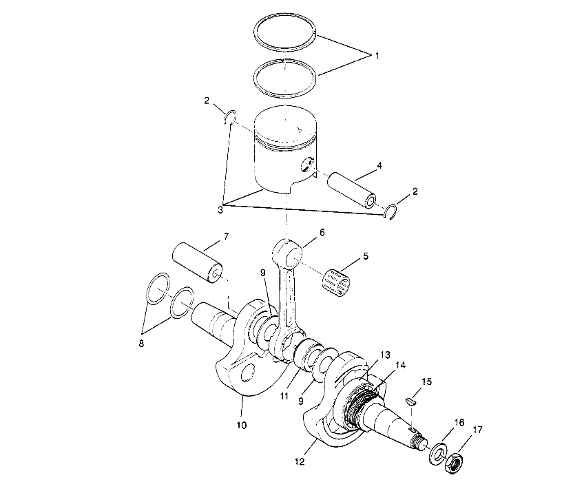 Part Number : 3083899 CRANKSHAFT