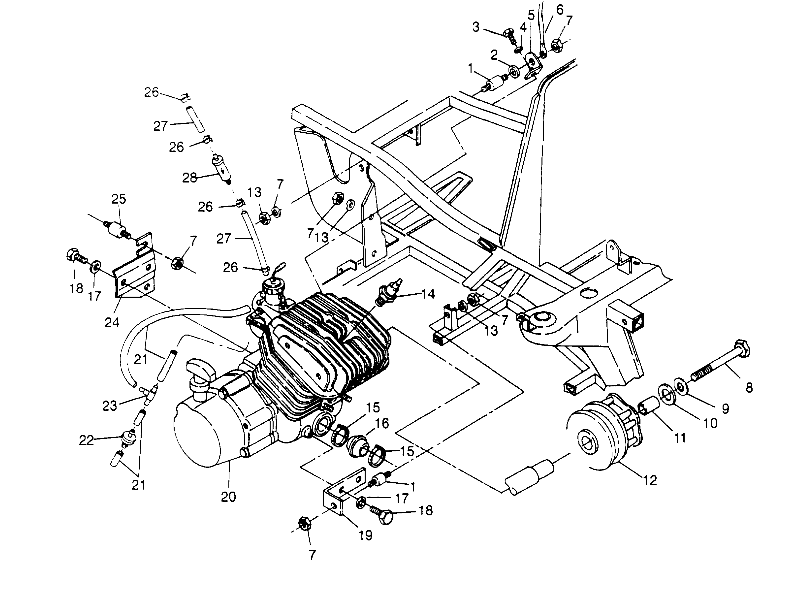 Foto diagrama Polaris que contem a peça 5241056-067