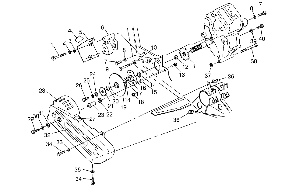 GEARCASE/BRAKE