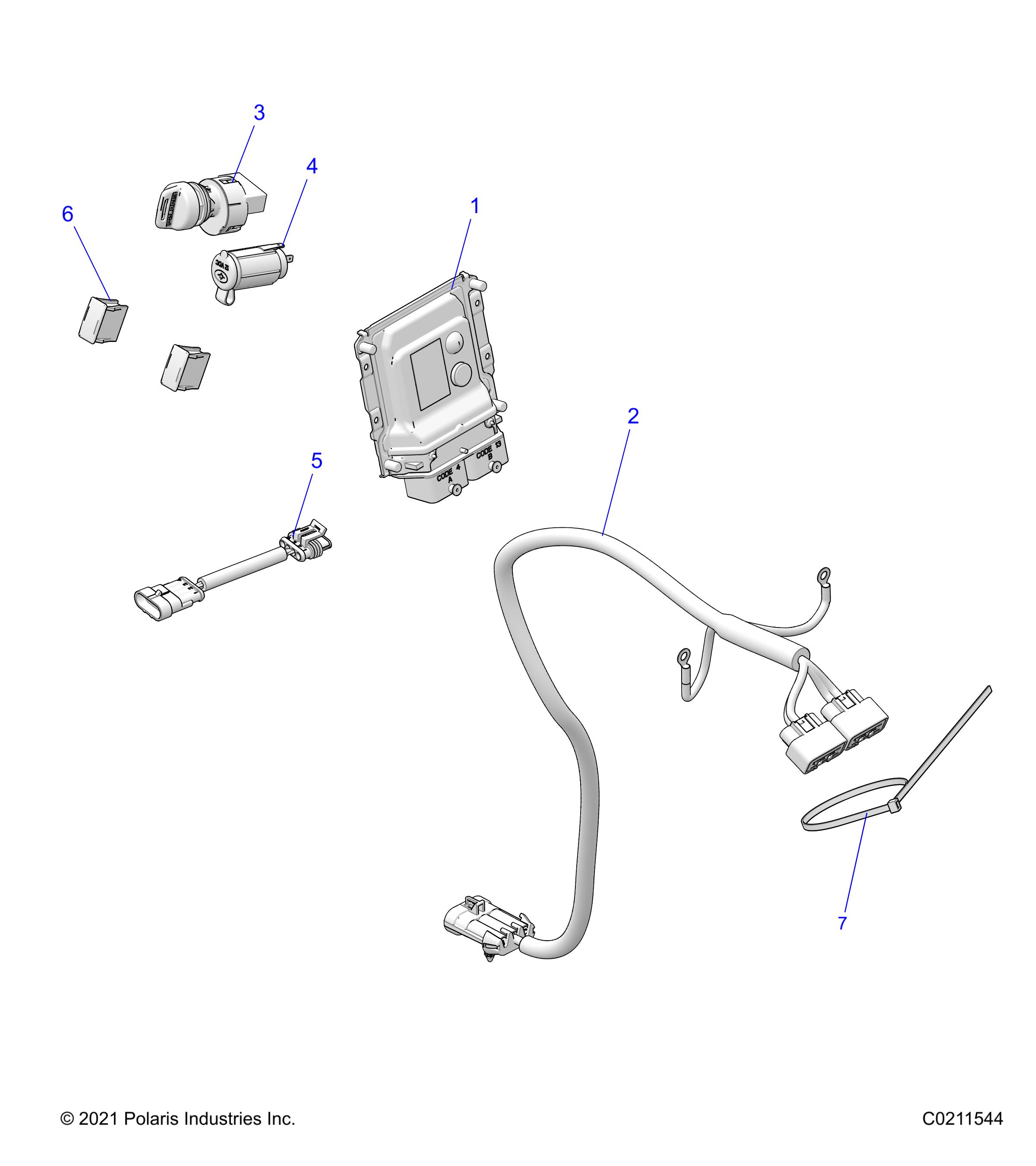 Part Number : 2414671 JUMPER HARNESS  FUEL PUMP