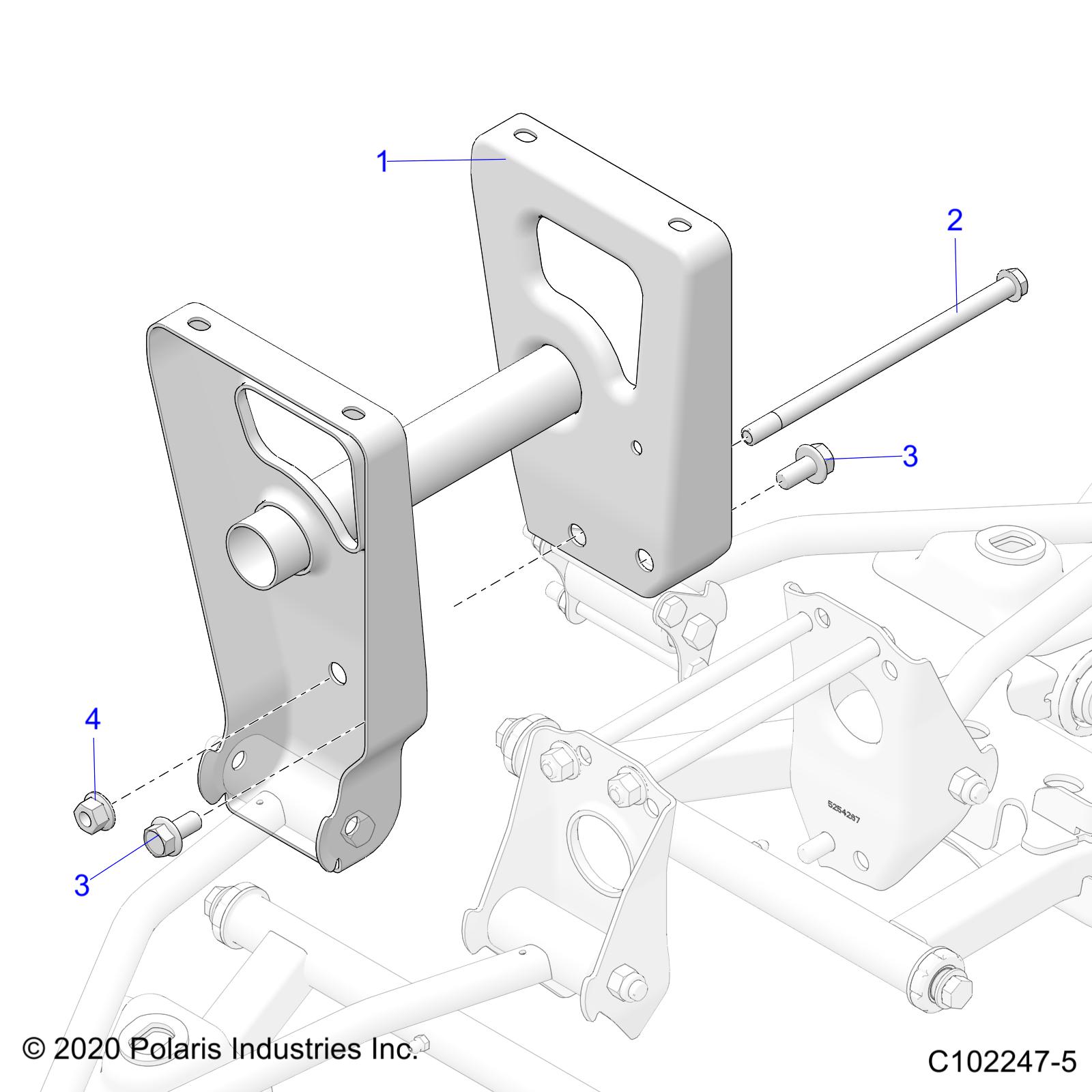 Part Number : 1543627-067 SUPPORT WELD  MID  6 X 6  GS B