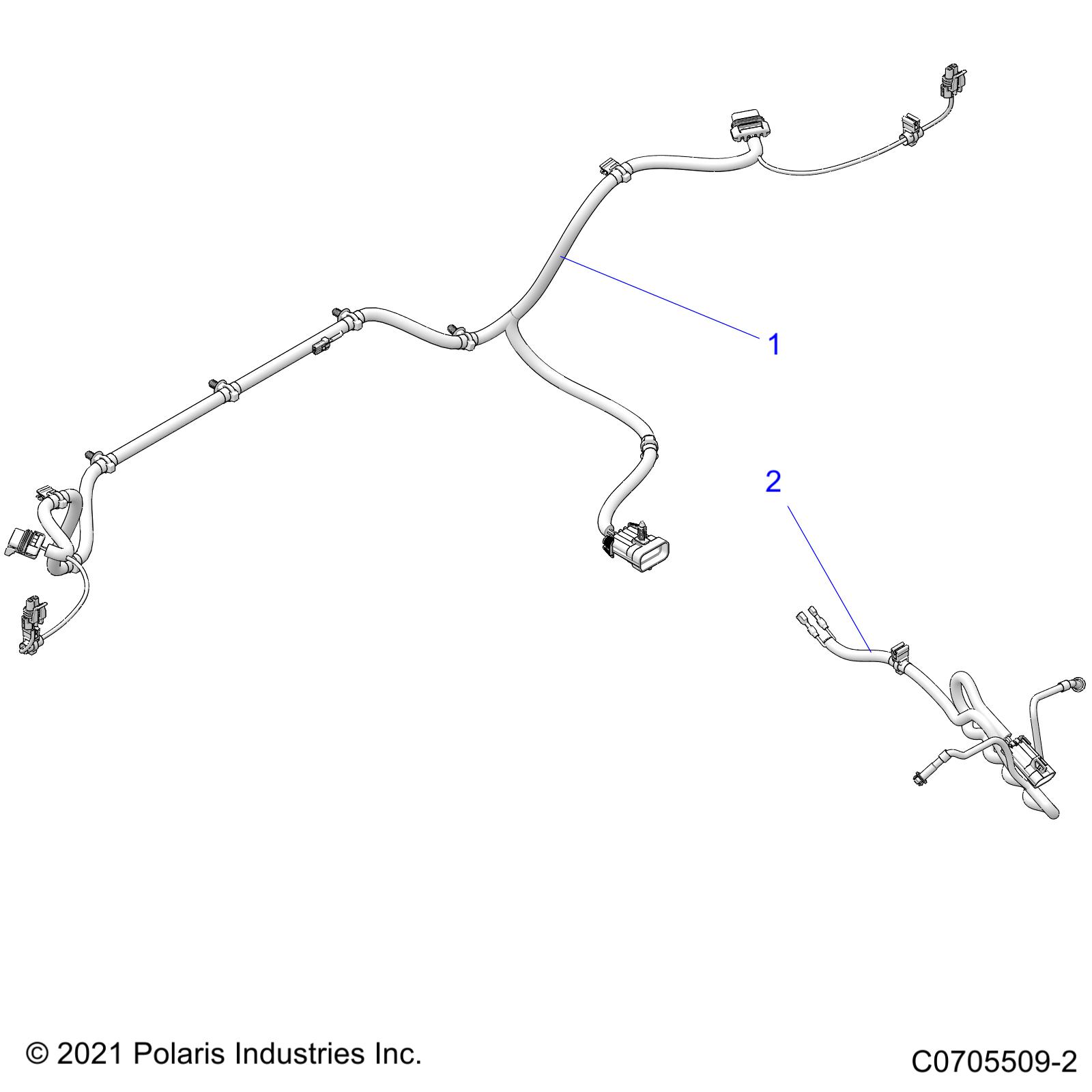 Part Number : 2415007 BOX HARNESS  96 X 64  RZR