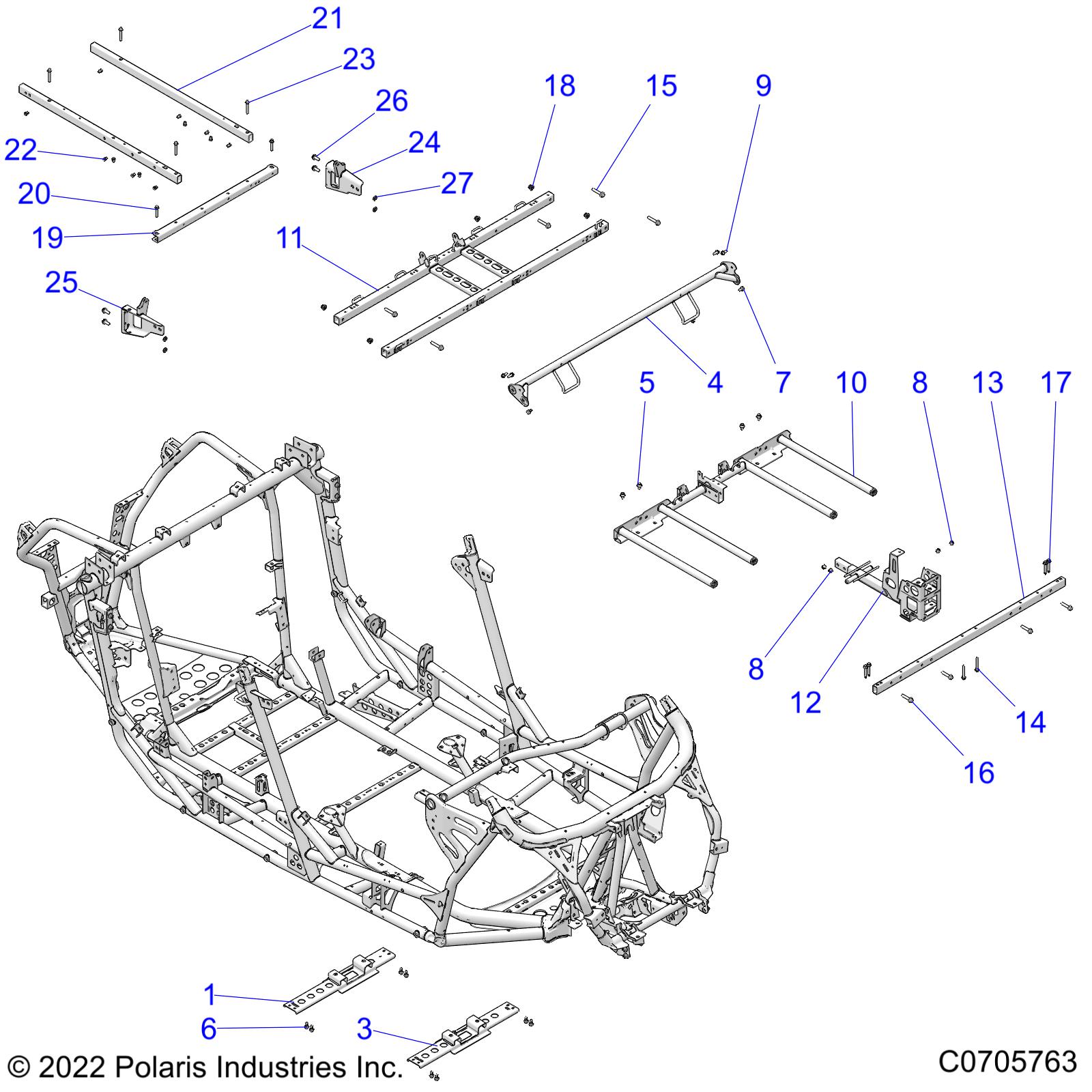 Foto diagrama Polaris que contem a peça 1023962