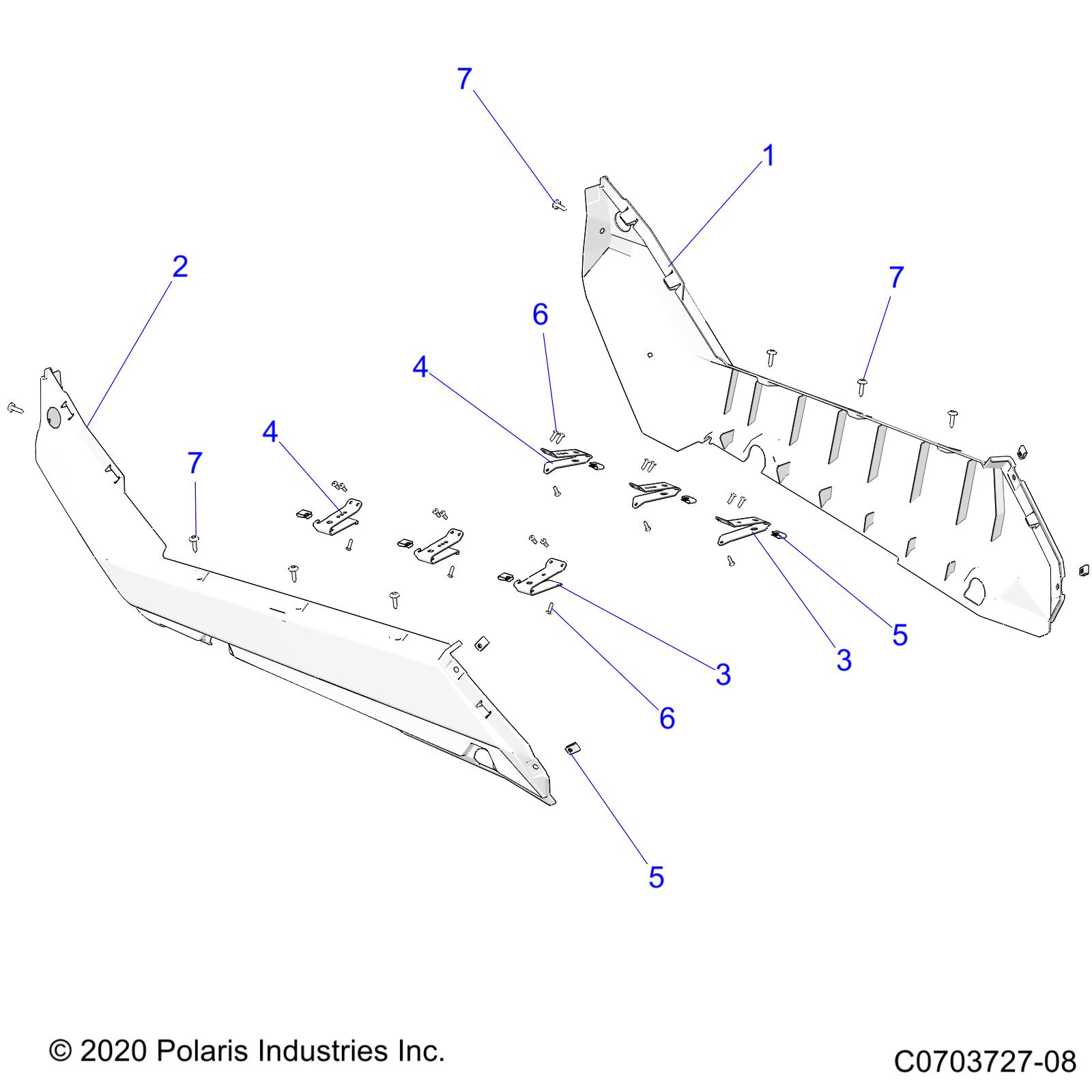 Part Number : 5269464-329 BRKT-SUPPORT ROCKER FRT ECOAT