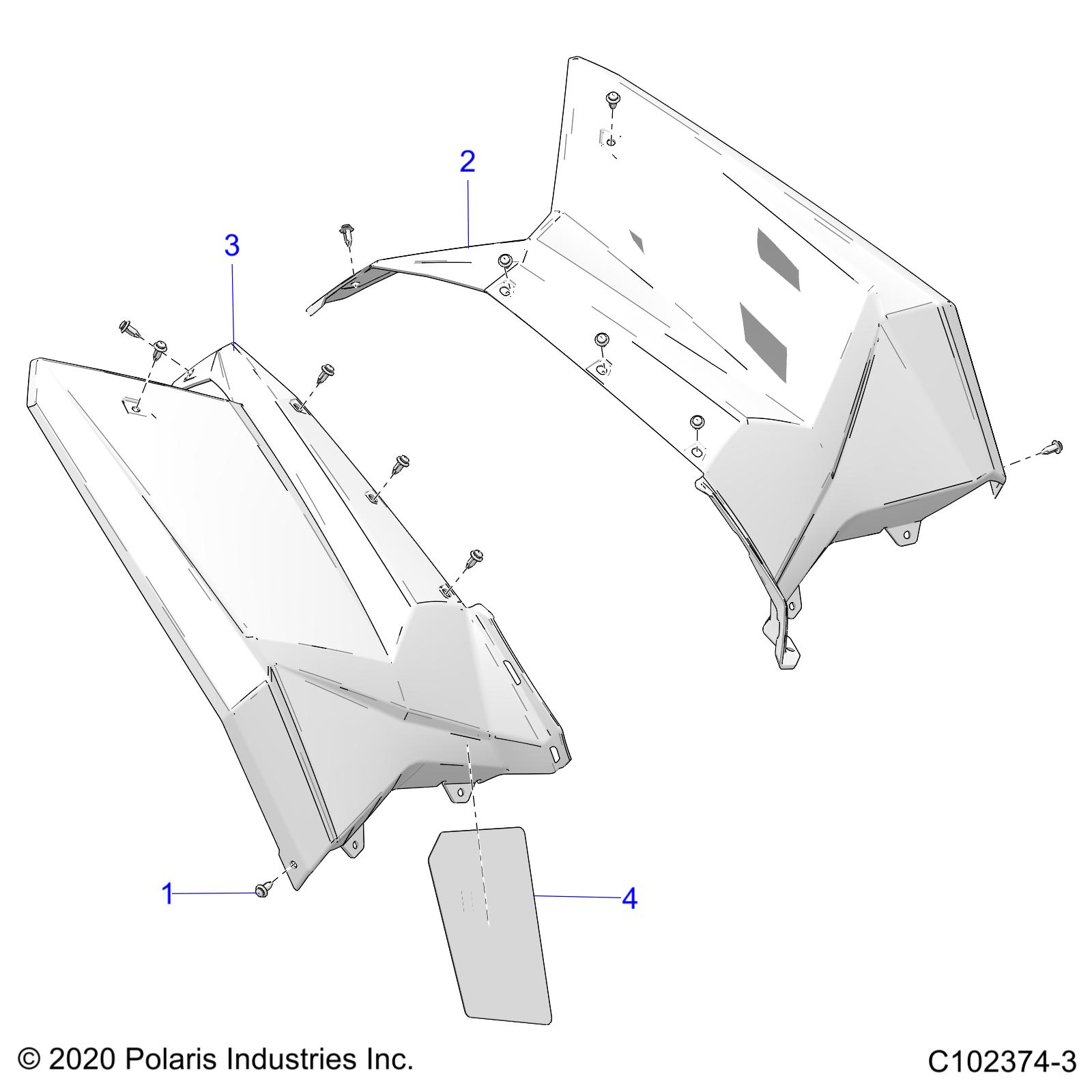 Part Number : 5813924 FIBER FOIL CAB  REAR