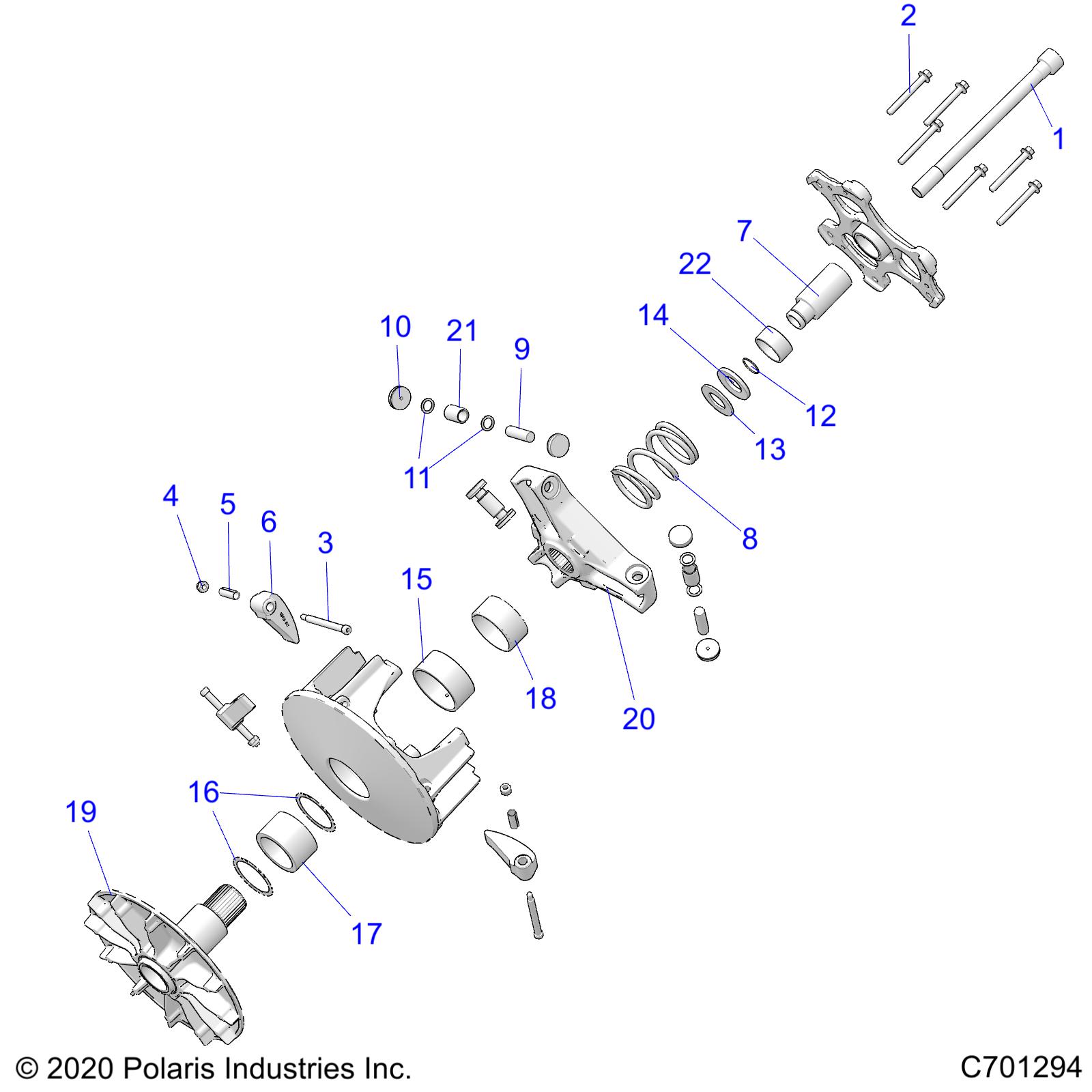 Part Number : 5142942 ASM-SHEAVE STAT P190X 1000