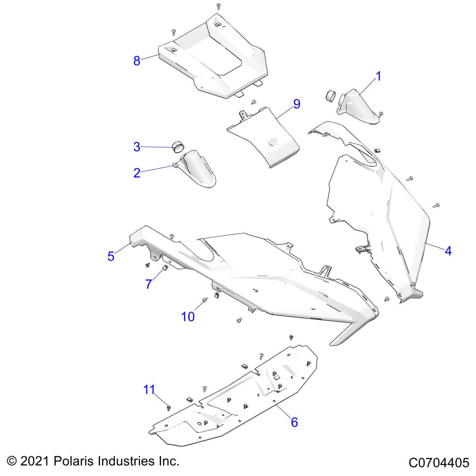 Part Number : 5455883-354 FENDER-FRT PAINT RH V.SLVR