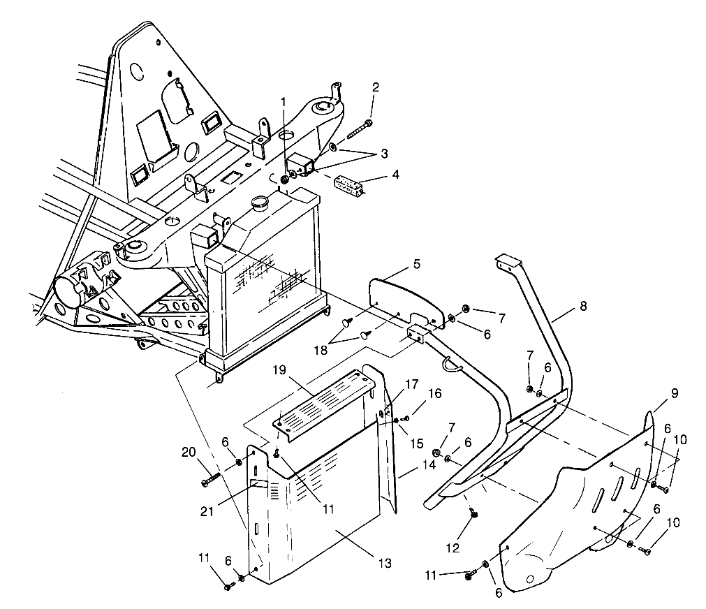 Part Number : 5432378-070 SKID PLATE BUMPER