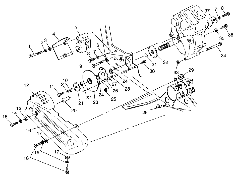 GEARCASE/BRAKE