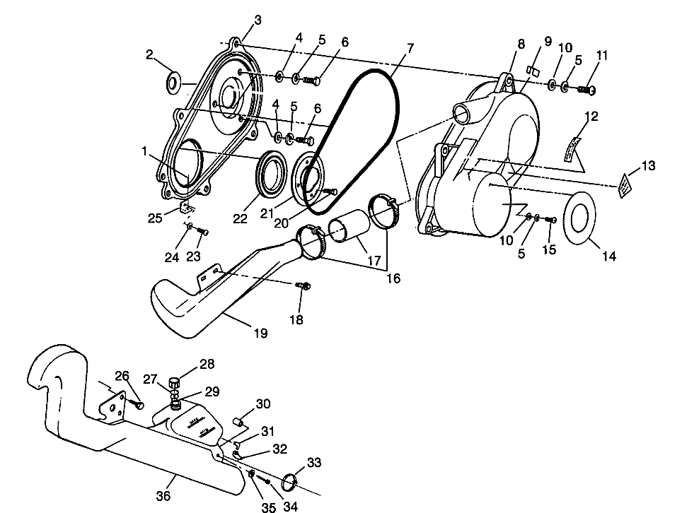 Foto diagrama Polaris que contem a peça 5432059