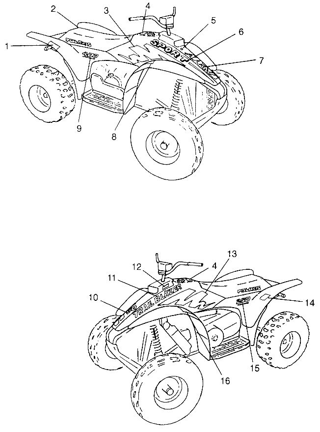 Foto diagrama Polaris que contem a peça 7075619