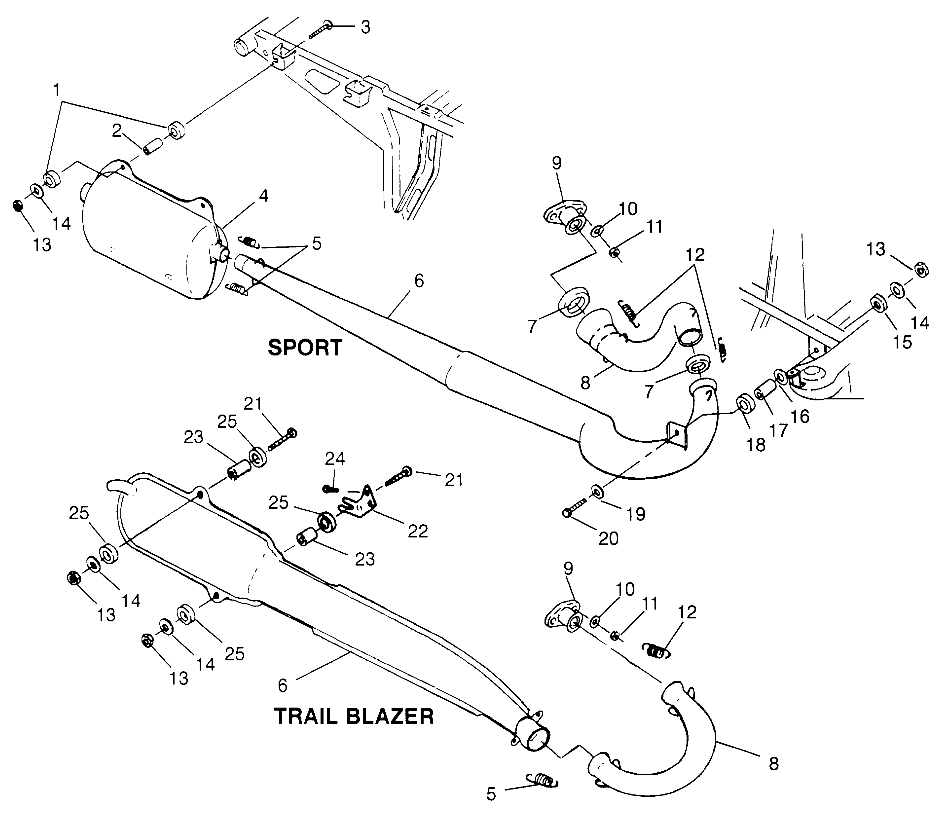 Part Number : 5010368 SPACER EXH.MOUNT