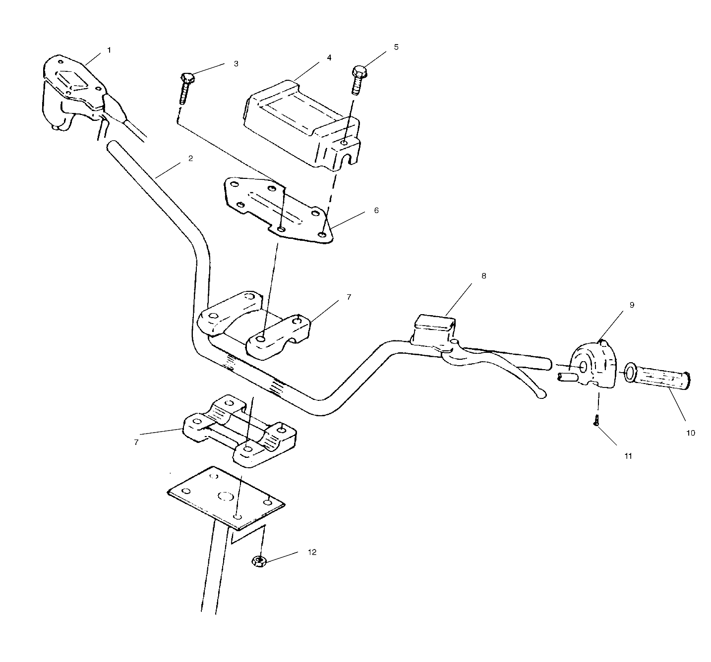 Part Number : 4110192 SWITCH LH H BAR(ON/OFF)