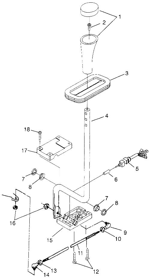 Part Number : 5020802 ROD SHIFT LINKAGE