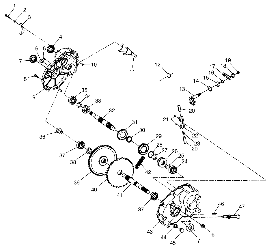 Part Number : 3233238 GEARCASE RH