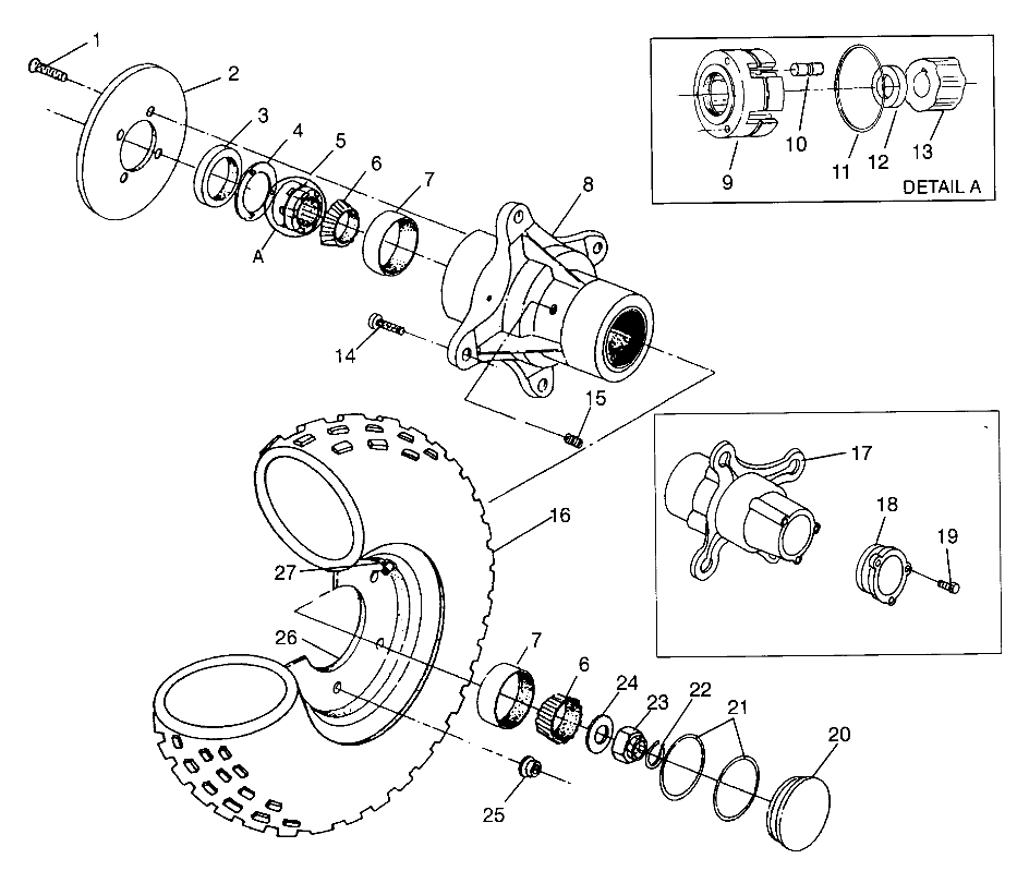 Foto diagrama Polaris que contem a peça 5410480