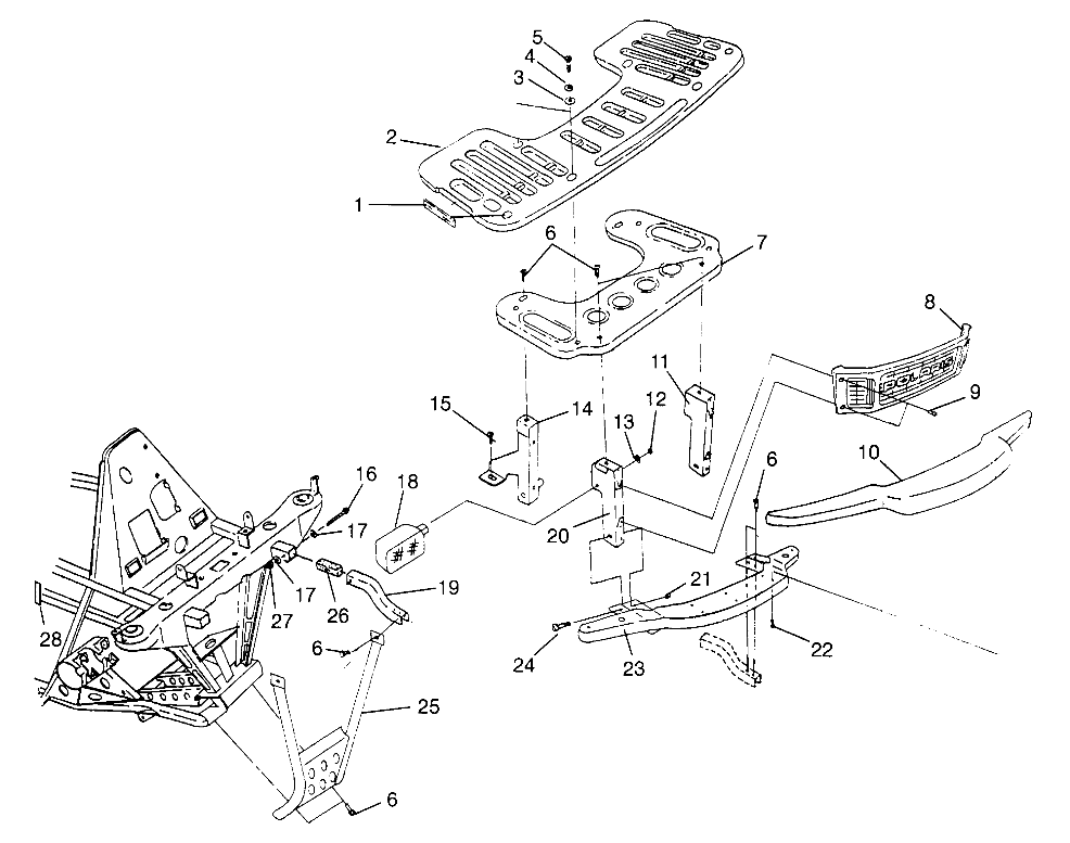 Part Number : 1040565 MOUNT ASM FR.RACK