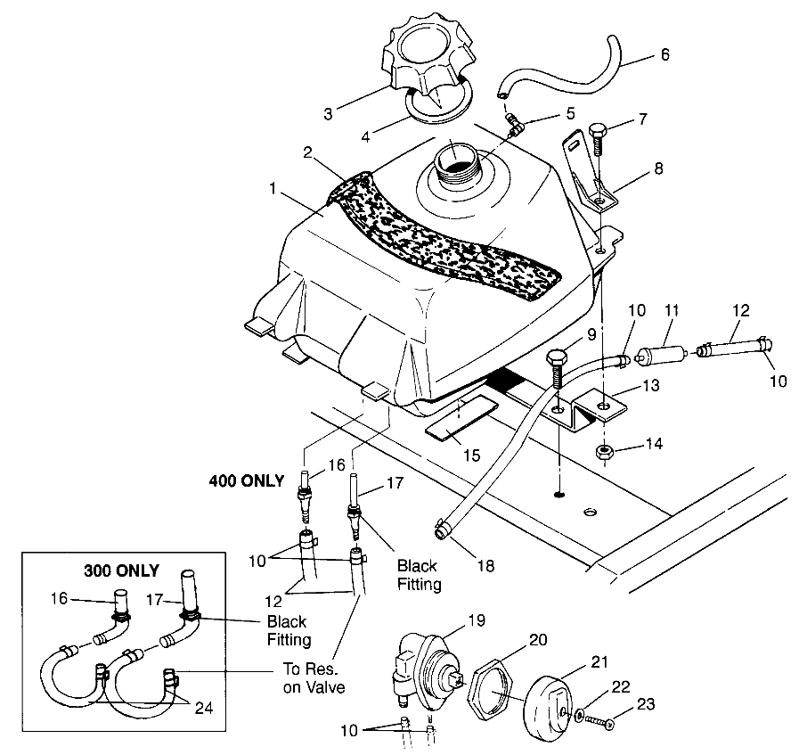 Part Number : 7052149 FITTING FUEL OUT RES. Z