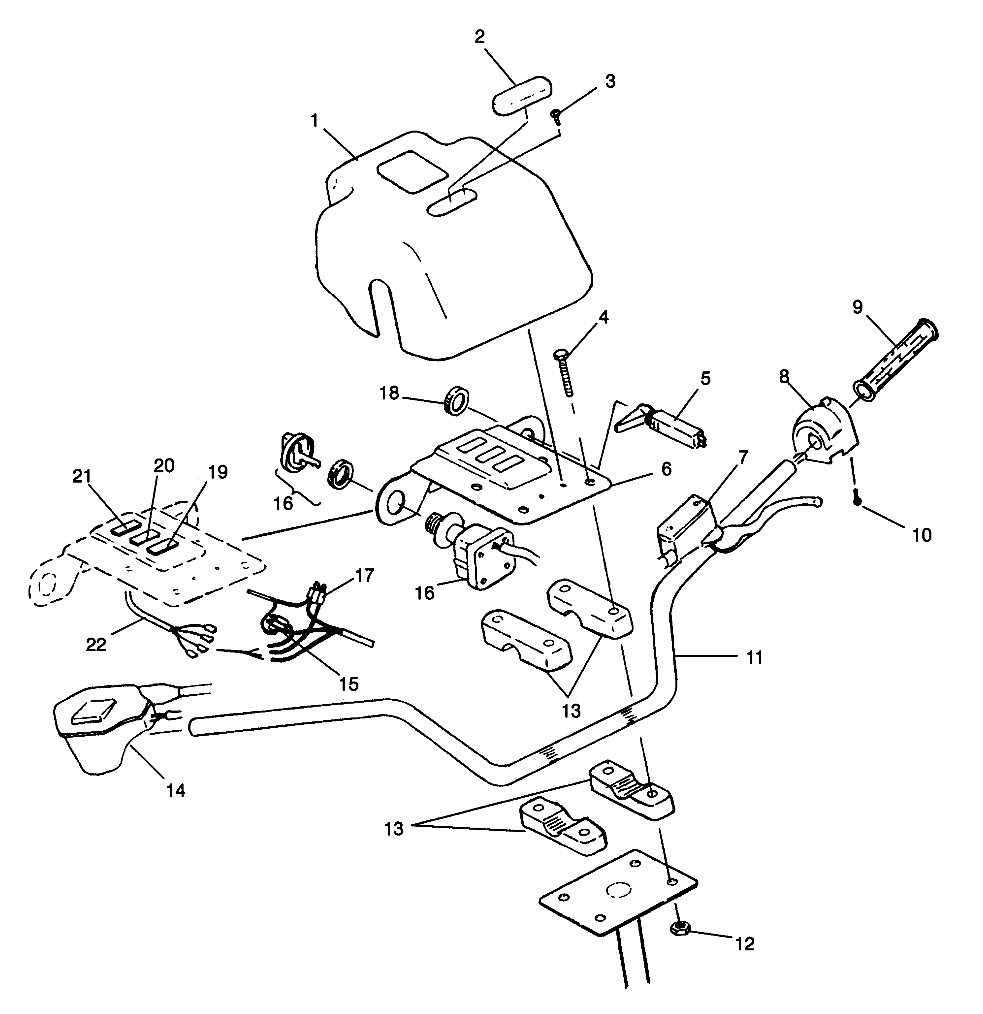 Part Number : 2010159 THROTTLE CONTROL ASM