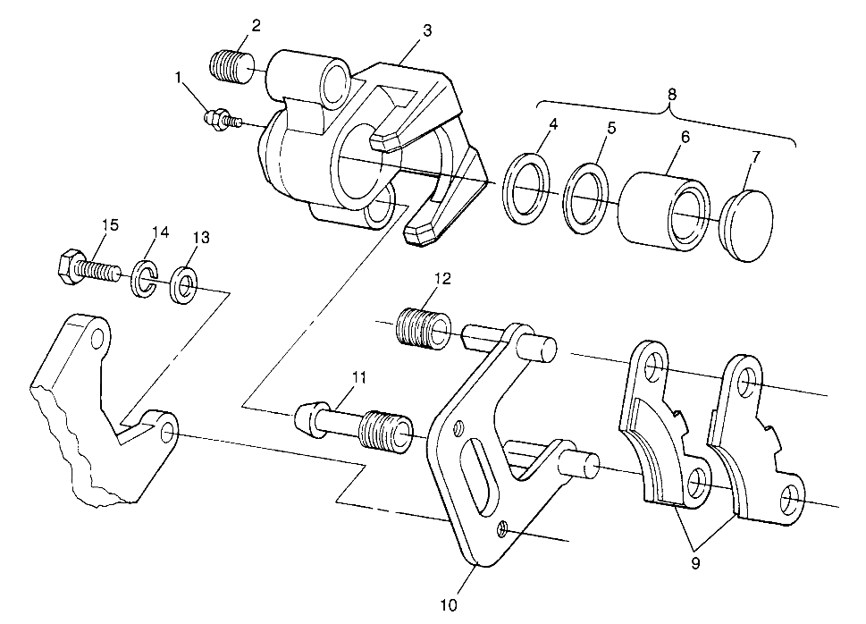 Part Number : 1910173 CALIPER ASM LH F.BRAKE