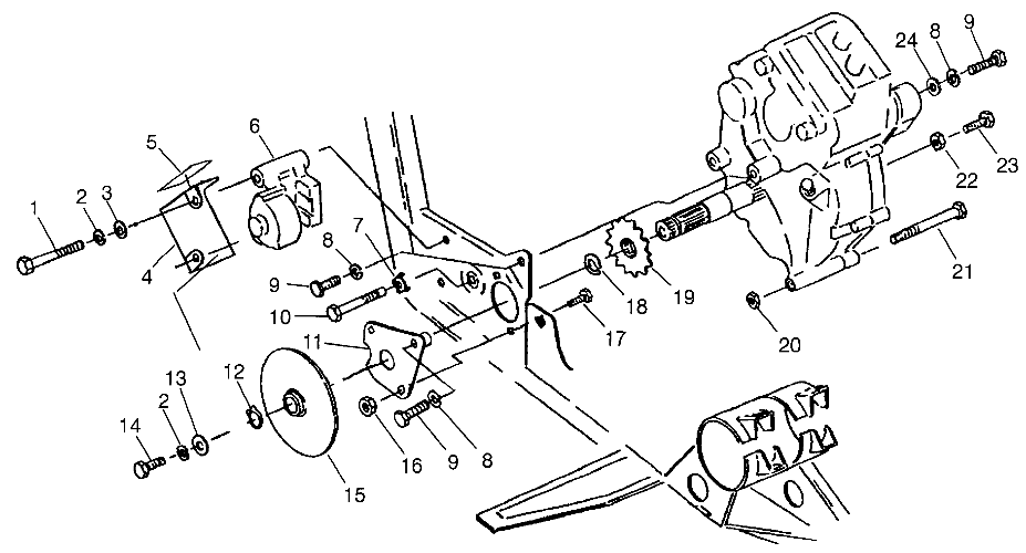 GEARCASE/BRAKE