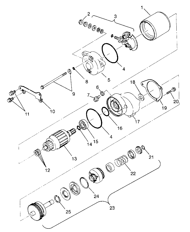 Part Number : 3085282 ASM-STARTING MOTOR