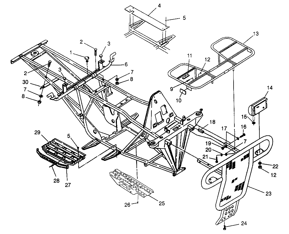 BUMPER/RACK