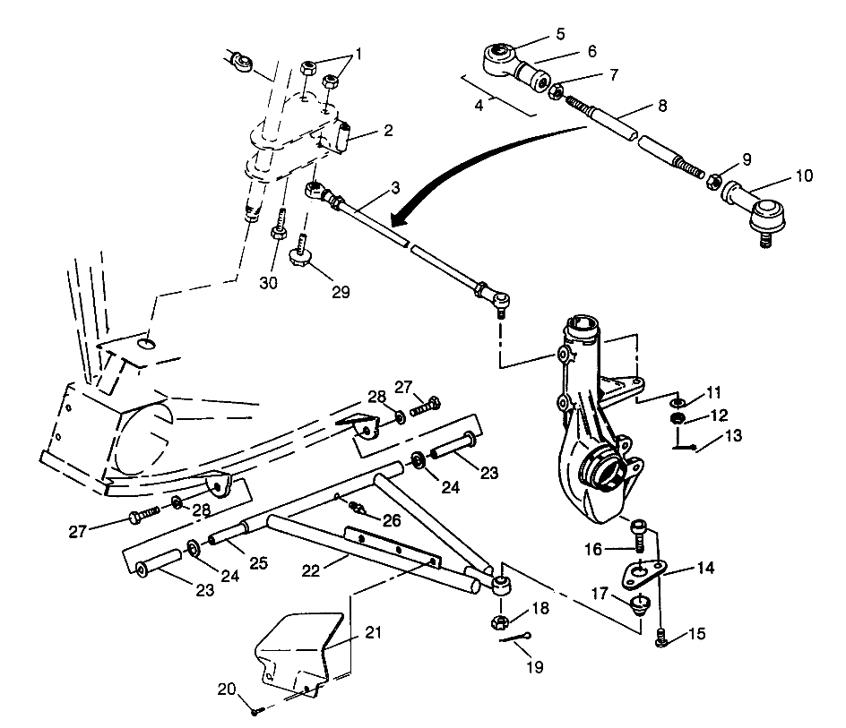 Foto diagrama Polaris que contem a peça 7060149