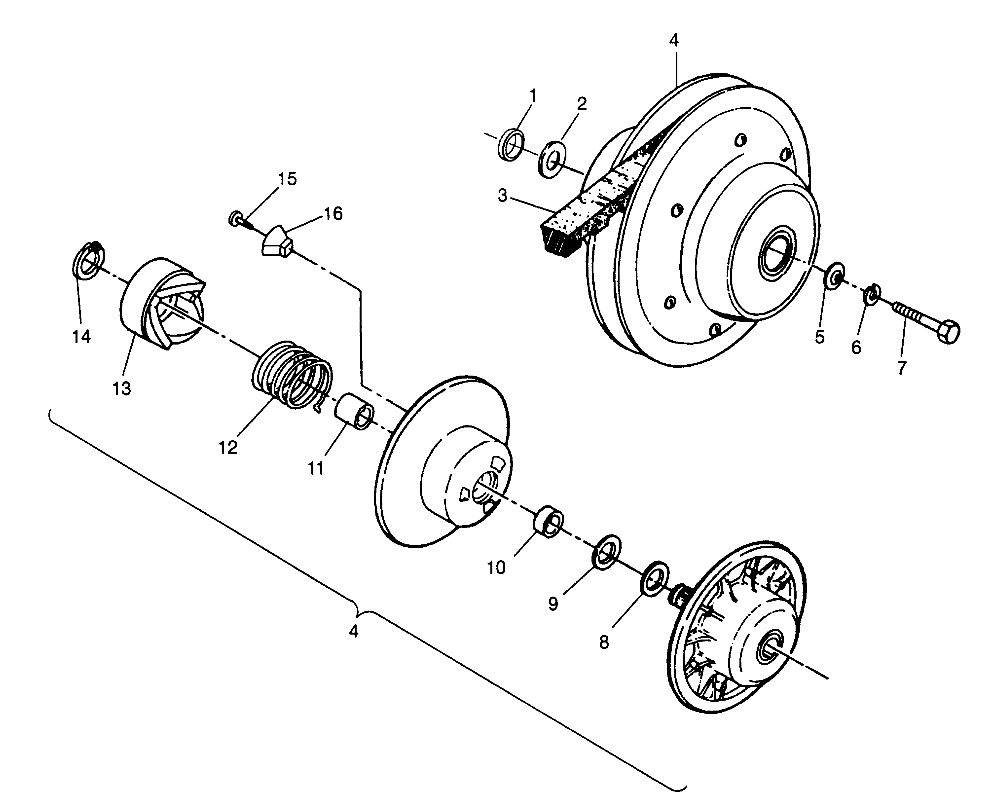 Foto diagrama Polaris que contem a peça 7714401