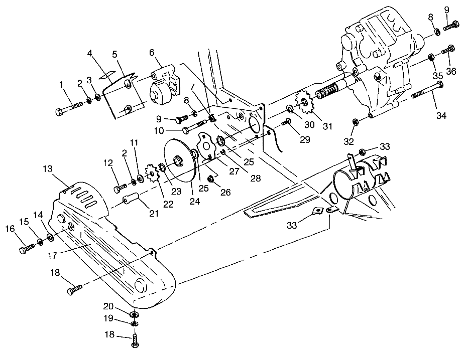 GEARCASE/BRAKE