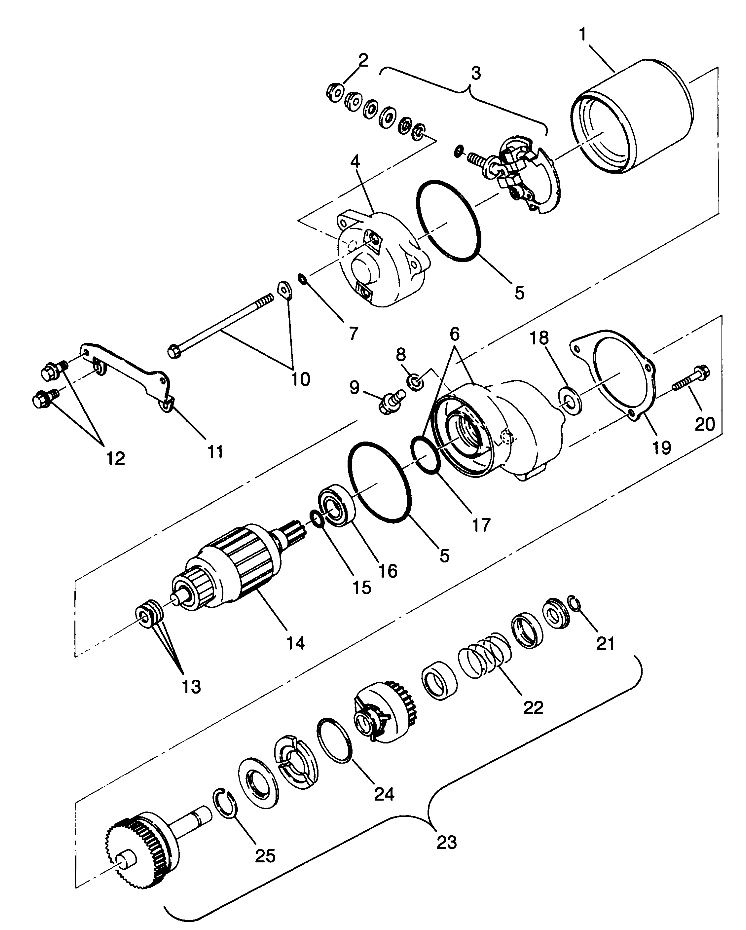 Foto diagrama Polaris que contem a peça 3084403