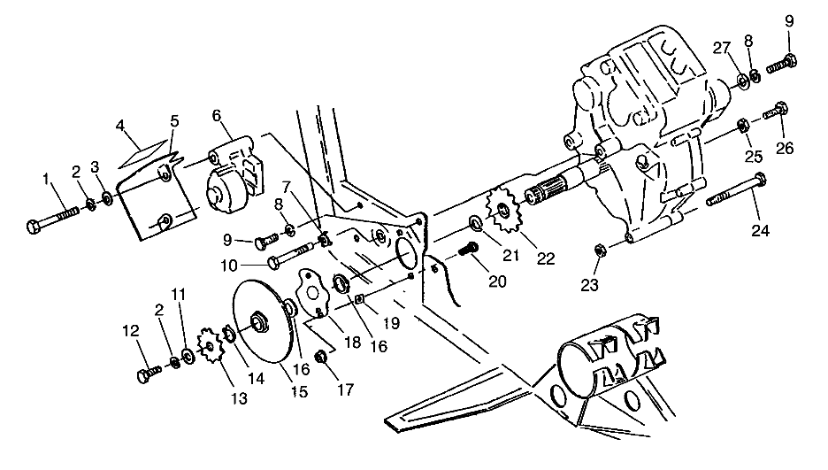 GEARCASE/BRAKE