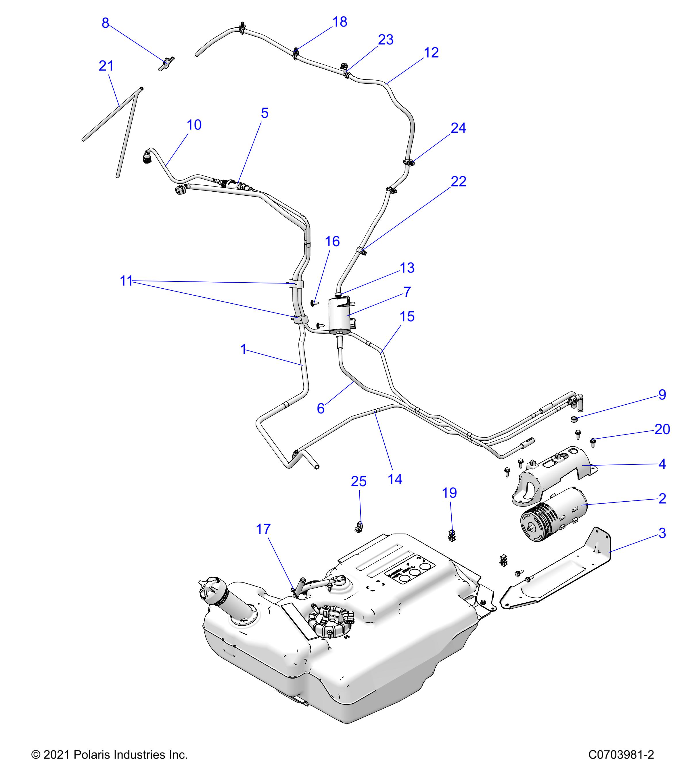 Part Number : 2522544 ASM-VENT FUEL
